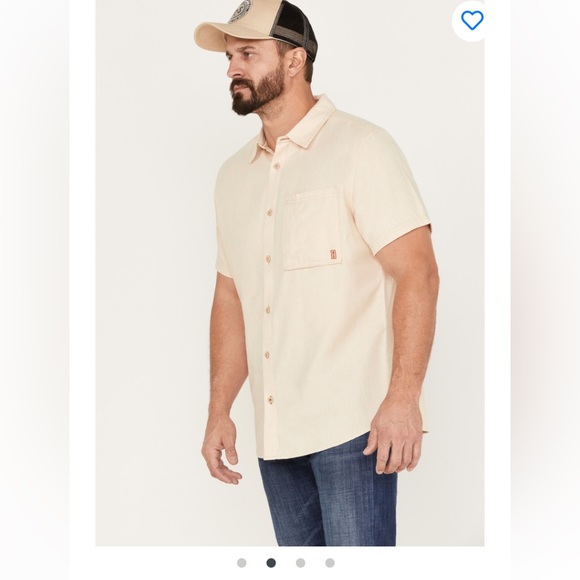 ✨ Brothers/Sons gray solid button down shirt. - Picture 4 of 6